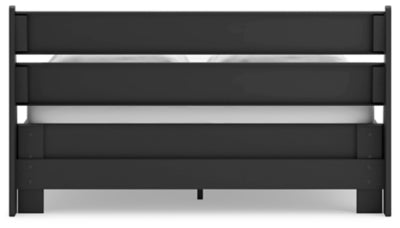 Ashley Socalle Black Queen Panel Platform Bed