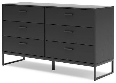 Ashley Socalle Black Dresser