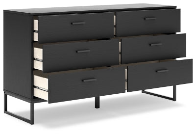 Ashley Socalle Black Dresser