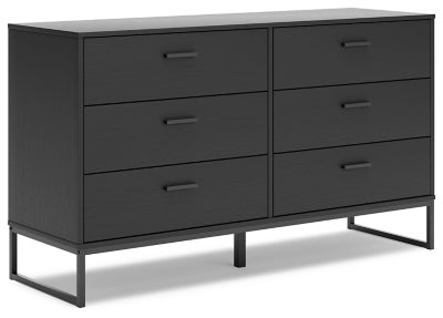 Ashley Socalle Black Dresser