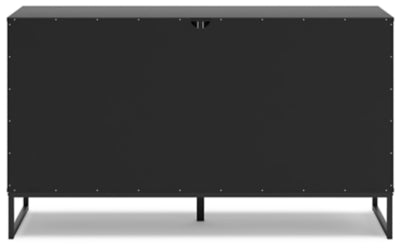 Ashley Socalle Black Dresser