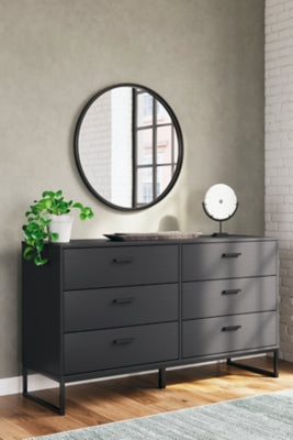 Ashley Socalle Black Dresser