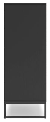 Ashley Socalle Black Chest of Drawers