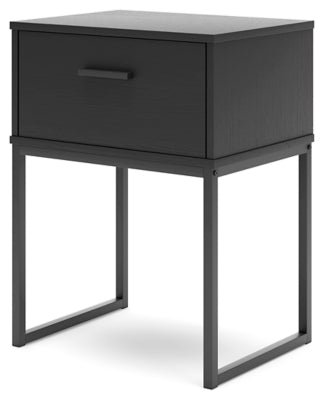 Ashley Socalle Black Nightstand