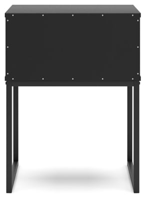 Ashley Socalle Black Nightstand
