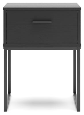 Ashley Socalle Black Nightstand