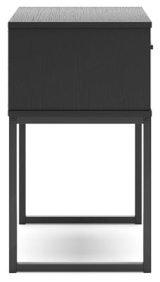 Ashley Socalle Black Nightstand