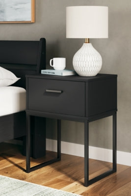 Ashley Socalle Black Nightstand