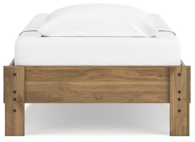 Ashley Deanlow Honey Twin Platform Bed