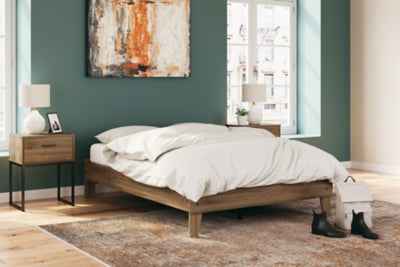 Ashley Deanlow Honey Full Platform Bed