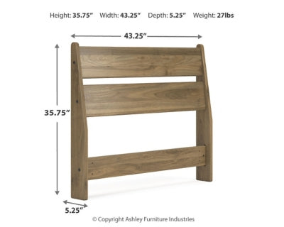 Ashley Deanlow Honey Twin Panel Headboard