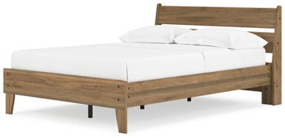 Ashley Deanlow Honey Full Platform Panel Bed