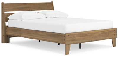 Ashley Deanlow Honey Full Platform Panel Bed