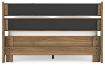 Ashley Deanlow Honey Full Platform Panel Bed