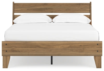 Ashley Deanlow Honey Full Platform Panel Bed