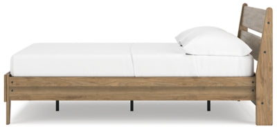 Ashley Deanlow Honey Full Platform Panel Bed