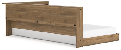 Ashley Deanlow Honey Twin Bookcase Storage Bed