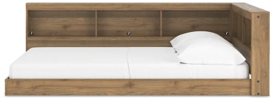 Ashley Deanlow Honey Full Bookcase Storage Bed