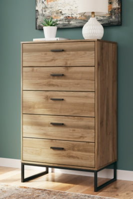 Ashley Deanlow Honey Chest of Drawers