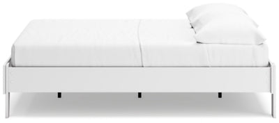 Ashley Socalle Two-tone Full Platform Bed