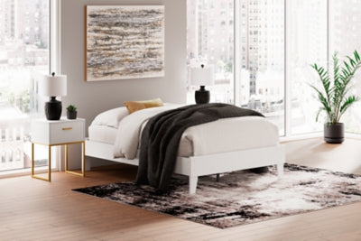 Ashley Socalle Two-tone Full Platform Bed