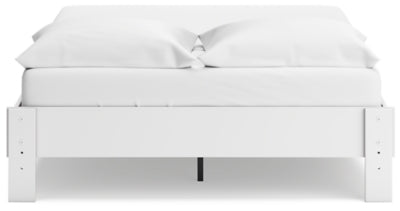 Ashley Socalle Two-tone Queen Platform Bed