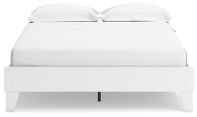 Ashley Socalle Two-tone Queen Platform Bed