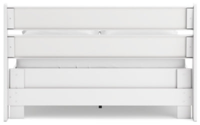 Ashley Socalle Two-tone Full Panel Platform Bed