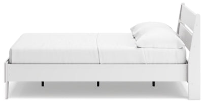 Ashley Socalle Two-tone Full Panel Platform Bed