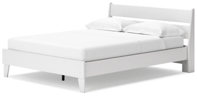 Ashley Socalle Two-tone Queen Panel Platform Bed