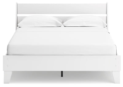Ashley Socalle Two-tone Queen Panel Platform Bed
