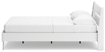 Ashley Socalle Two-tone Queen Panel Platform Bed