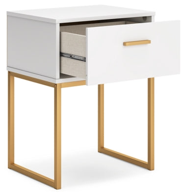 Ashley Socalle Two-tone Nightstand