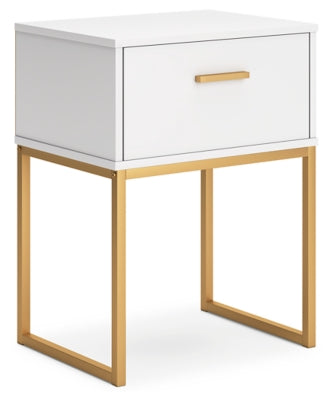 Ashley Socalle Two-tone Nightstand