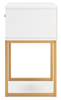 Ashley Socalle Two-tone Nightstand