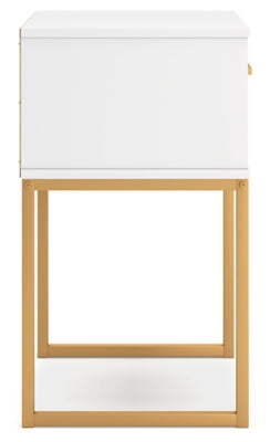 Ashley Socalle Two-tone Nightstand