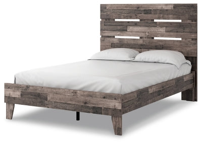 Ashley Neilsville Multi Gray Full Panel Platform Bed
