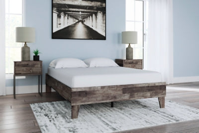 Ashley Neilsville Multi Gray Full Platform Bed