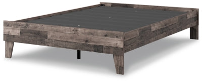 Ashley Neilsville Multi Gray Full Platform Bed