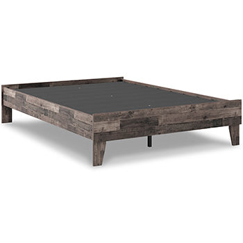 Ashley Neilsville Multi Gray Full Platform Bed