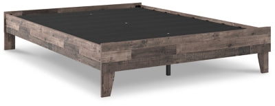 Ashley Neilsville Multi Gray Queen Platform Bed