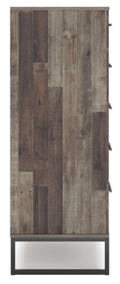 Ashley Neilsville Multi Gray 5 Drawer Chest