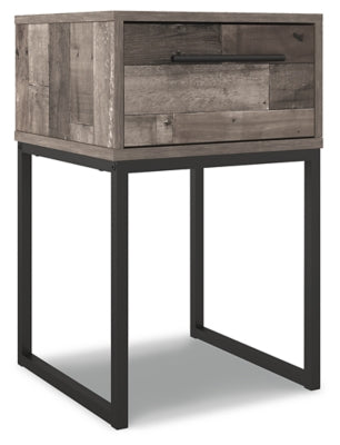 Ashley Neilsville Multi Gray 19" W Nightstand