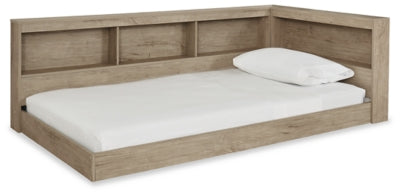 Ashley Oliah Natural Twin Bookcase Storage Bed