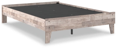 Ashley Neilsville Whitewash Full Platform Bed