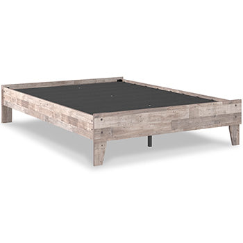 Ashley Neilsville Whitewash Full Platform Bed