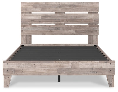 Ashley Neilsville Whitewash Queen Panel Platform Bed