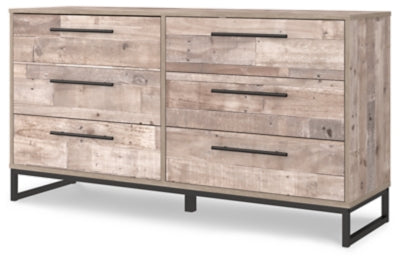 Ashley Neilsville Whitewash 6 Drawer Dresser