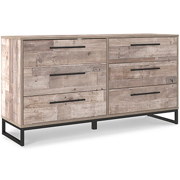 Ashley Neilsville Whitewash 6 Drawer Dresser