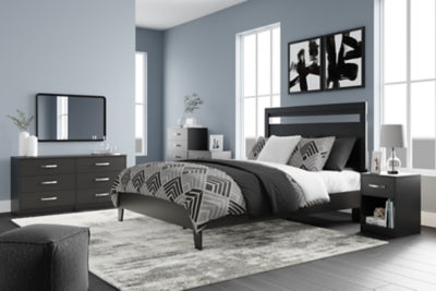 Ashley Finch Black Dresser